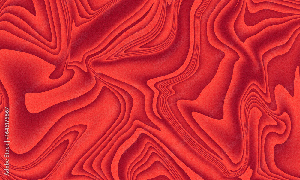 Aufkleber vibrant red abstract texture with swirling patterns and granular detail liquid gradient background