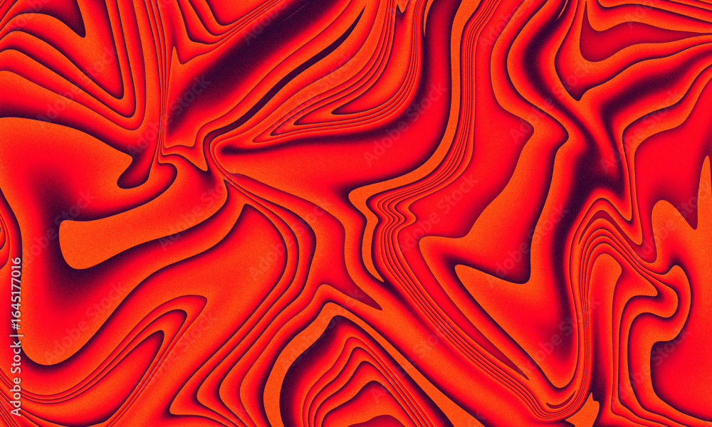 Aufkleber vibrant abstract psychedelic lava flow pattern liquid gradient background