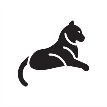 Tiger Silhouette Vector  Majestic Big Cat Design for Logos, Art & Decoration