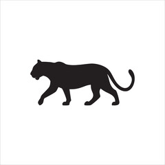 Tiger Silhouette Vector  Majestic Big Cat Design for Logos, Art & Decoration