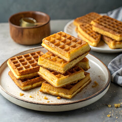 nine golden waffles a delicious collection
