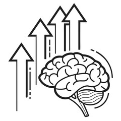 Psychological Growth Flat Icon