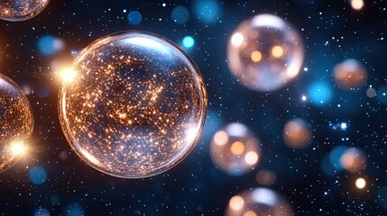 Fantasy Sweet Universe Colorful Dessert Planet Galaxy Concept Fantasy Sweet Universe Galaxy of Desserts in Vibrant Cosmic Background Fantasy Sweet