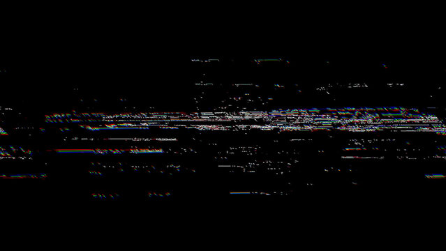 Abstract Digital Pixel Noise Glitch.Video Corruption Error