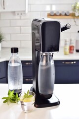 A device for making carbonated water.