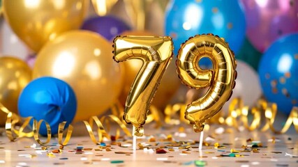 Golden 79th Birthday Celebration