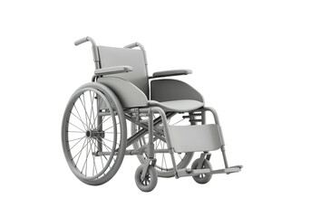 Fototapeta premium Lightweight Manual Wheelchair A Detailed View on transparent background