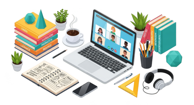 Online Video Conference Study Setup