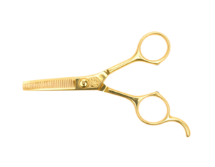 Untitled design - Firefly_A luxury golden barber scissor on an isolated background