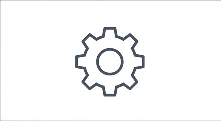 Gear icon graphic design