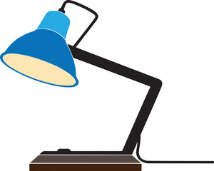 Desk Lamp Colorful Vector Illustration Design (Version: 03)