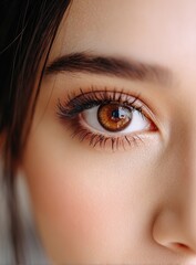 Obraz premium Close-up of a woman's eye