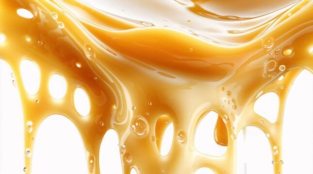 Melting cheese runs from top to bottom transparent or white background