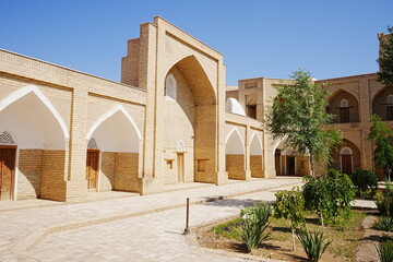 Obraz premium Walled Fortress known as Itchan Kala in Khiva, Uzbekistan - ウズベキスタン ヒヴァ イチャンカラ 