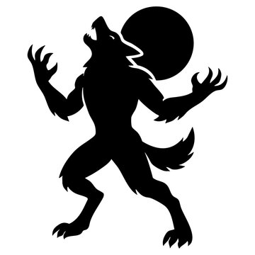 warewolf howling at the moon