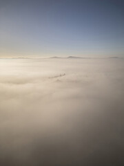 Amazing cloud inversion weather over Birmingham and the West Midlands