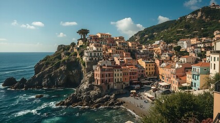 Seaside Palette at the Foot of the Hill
