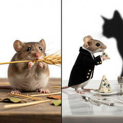 The City Mouse and the Country Mouse (A tale of two different lifestyles) © julien.habis