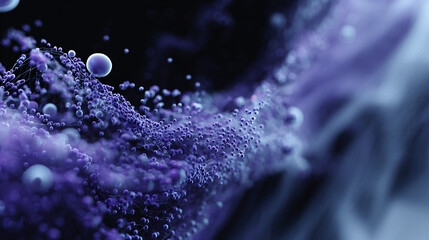 Purple Abstract Particle Background