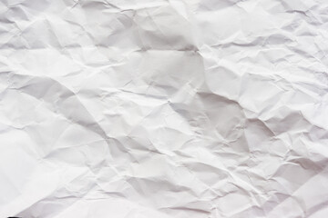 Rough white paper background. Rough white paper texture background. Clean white paper. Wrinkles. Abstract background.