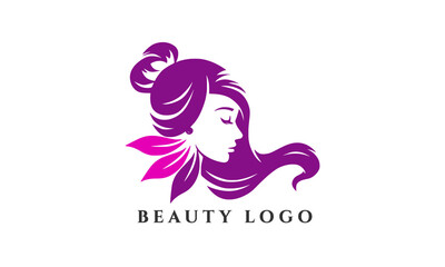 Lovely Beauty Face Logo Template