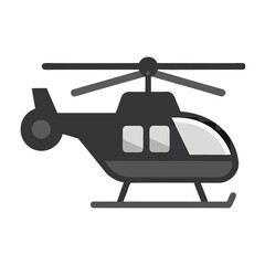 helicopter icon vector illustration
