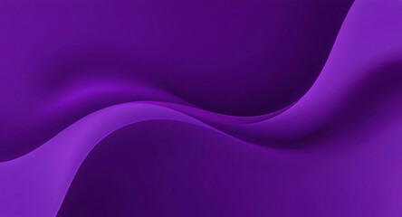 Flowing purple abstract background with smooth waves