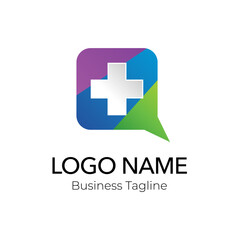 Obraz premium Medical Hospital Vector Logo Design 