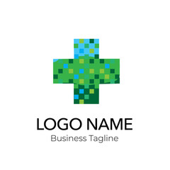 Obraz premium Medical Hospital Vector Logo Design 