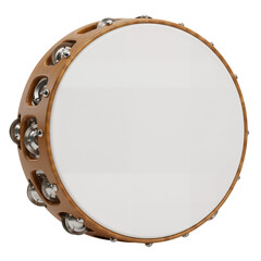 Obraz premium Traditional Tambourine: Rhythm and Cultural Artistry in Harmony