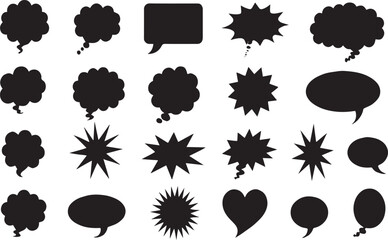 line drawing cartoon speech bubble, Simple black square speech bubble, blank text box, Black speech bubble is appearing  grunge texture  beautiful –Vector illustration, on transparent background.