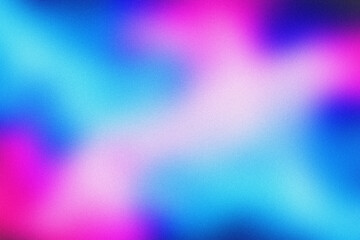 ピンクと青の淡い粒子のグラデーション背景ノイズ