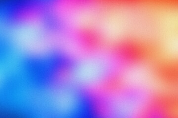 ピンクと青の淡い粒子のグラデーション背景ノイズ