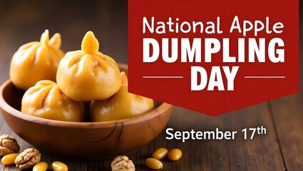 National Apple Dumpling Day Celebration – Delicious Apple Pastries with Nuts on September 17th