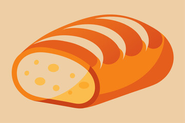 Artisan Sourdough Bread Loaf Cut Open with Visible Crumb