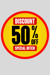 Under construction warning sign vector illustration for business or shop design