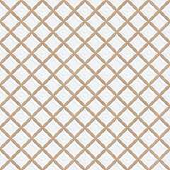 Naklejka premium Seamless pattern of vintage retro geometric shapes with a diamond chain fence design and steel square texture for fabric, textile, or wallpaper backgrounds