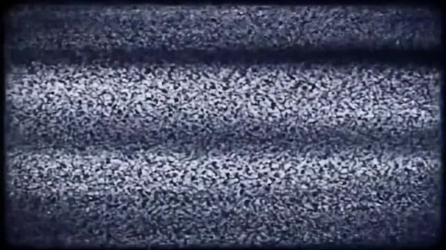 Analog television screen with static noise and no signal. Abstract background of a retro TV with digital glitch and interference.