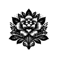 Elegant Decorative Floral Vector Artwork