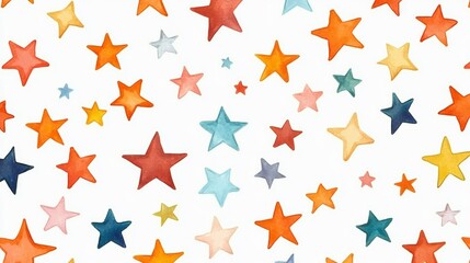 seamless background with stars