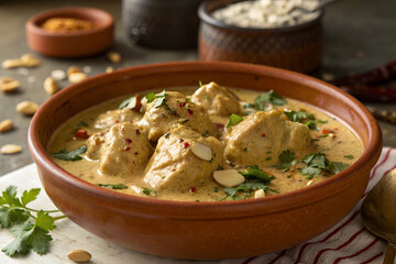 chicken boneless malai handi 