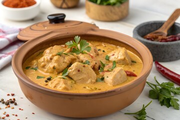 chicken boneless malai handi 