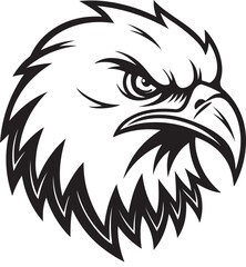 Obraz premium Eagle's head t-shirt vector design