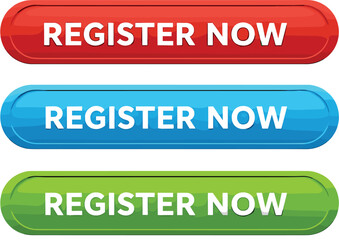 register, button, red, blue, green, text, bold, white, UI, web, action, prompt, click, design, element