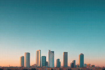 captivating view of european capital city featuring modern architectural designs in heart of metropolis