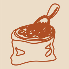 Icons Coffee Cappuccino Line art	
