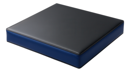 Thick judo mat with smooth vinyl cover for competitive training