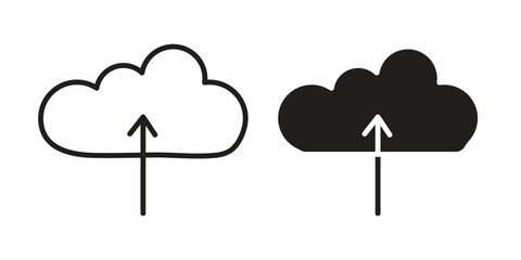 Cloud upload icon