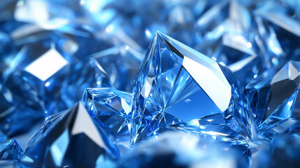 blue crystal background