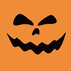 Halloween ghost horror expression illustration